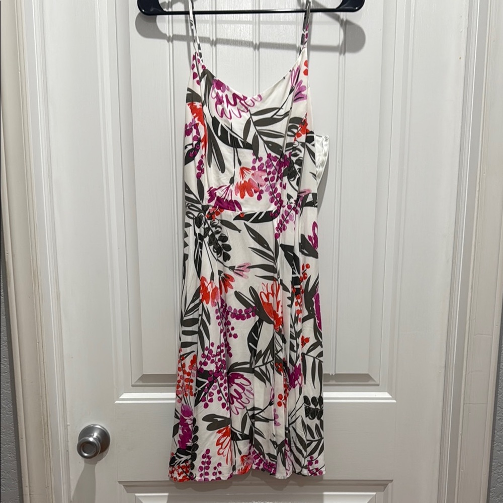 Old Navy Pink and Red Spaghetti Strap Sundress